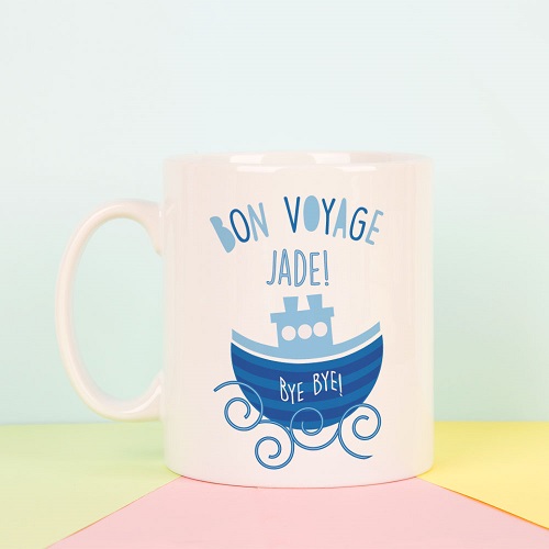 Bon Voyage Personalised Mug