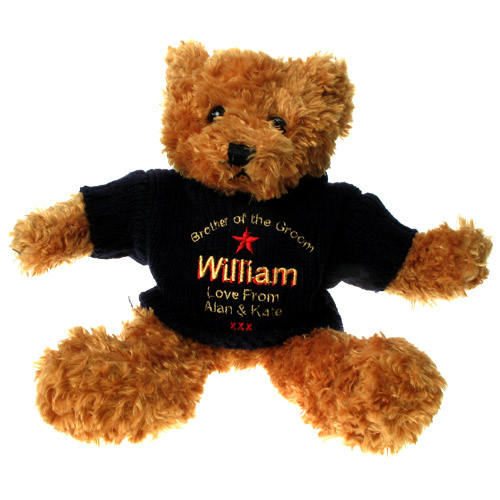 Personalised Brother of the Groom Teddy Bear