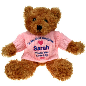 PersonalisedBrown Teddy Bear: God Daughter