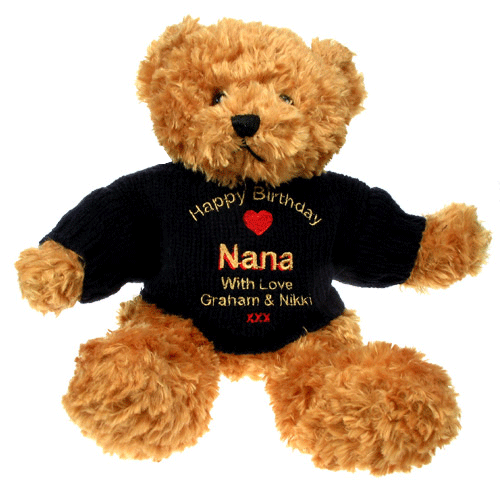 Personalised Birthday Teddy Bear: Nana