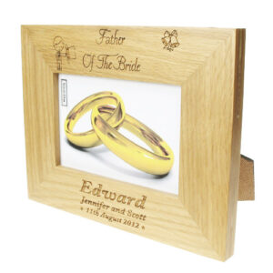 Personalised Father of the Bride Photo Frame