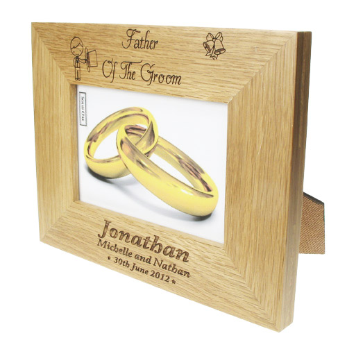 Personalised Father of the Groom Photo Frame