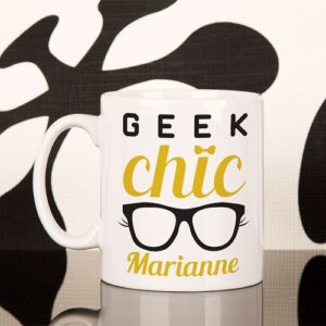 Geek Chic Personalised Mug for Her