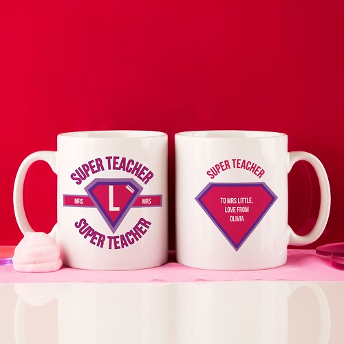 Teachers Customised Super Hero Mug