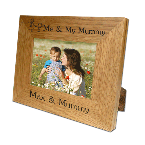 Personalised Me and My Mummy Frame: Son