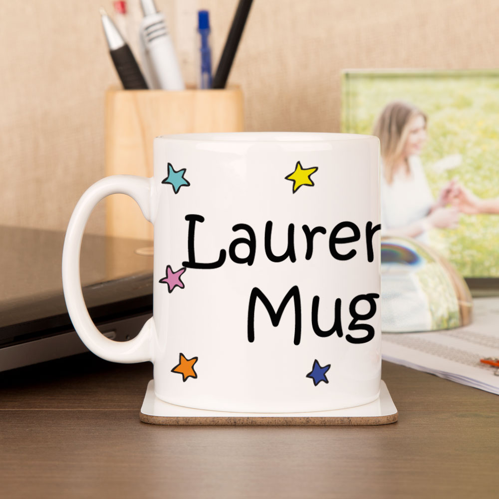 Personalised Tea or Coffee Star Mug