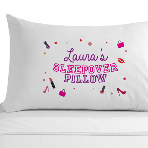 Personalised Girls Sleepover Pillowcase