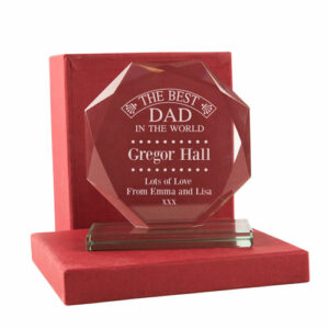 Personalised Best Dad Presentation Gift