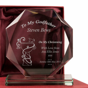 Personalised My Godfather Glass Award