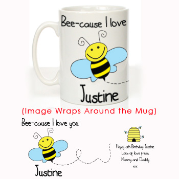 Bumble Bee Message Mug