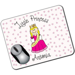 Personalised Kids Mousemat: Little Princess Design