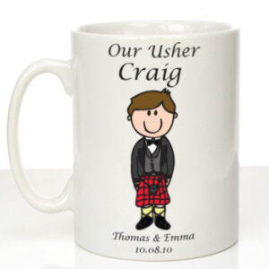 Personalised Mug for Usher: Scottish