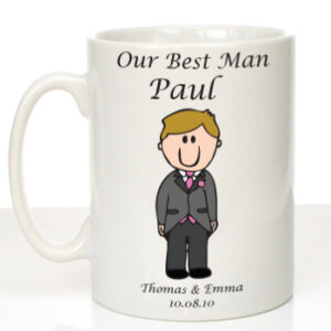 Personalised Mug for Best Man: Traditional