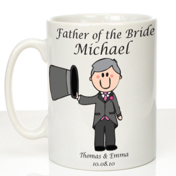 Personalised Mug for Father of the Bride: Traditional