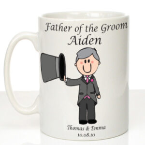 Personalised Mug for Father of the Groom: Traditional