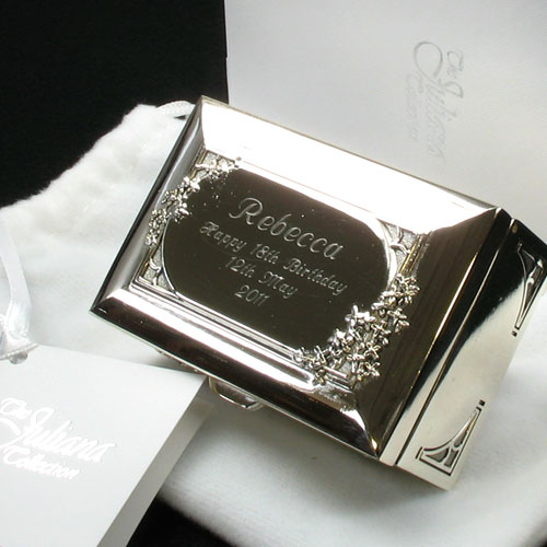 Engraved Birthday Trinket Box