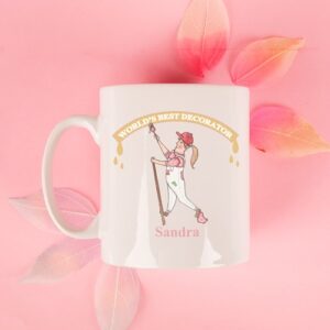 Personalised Female Decorator Keepsake Mug