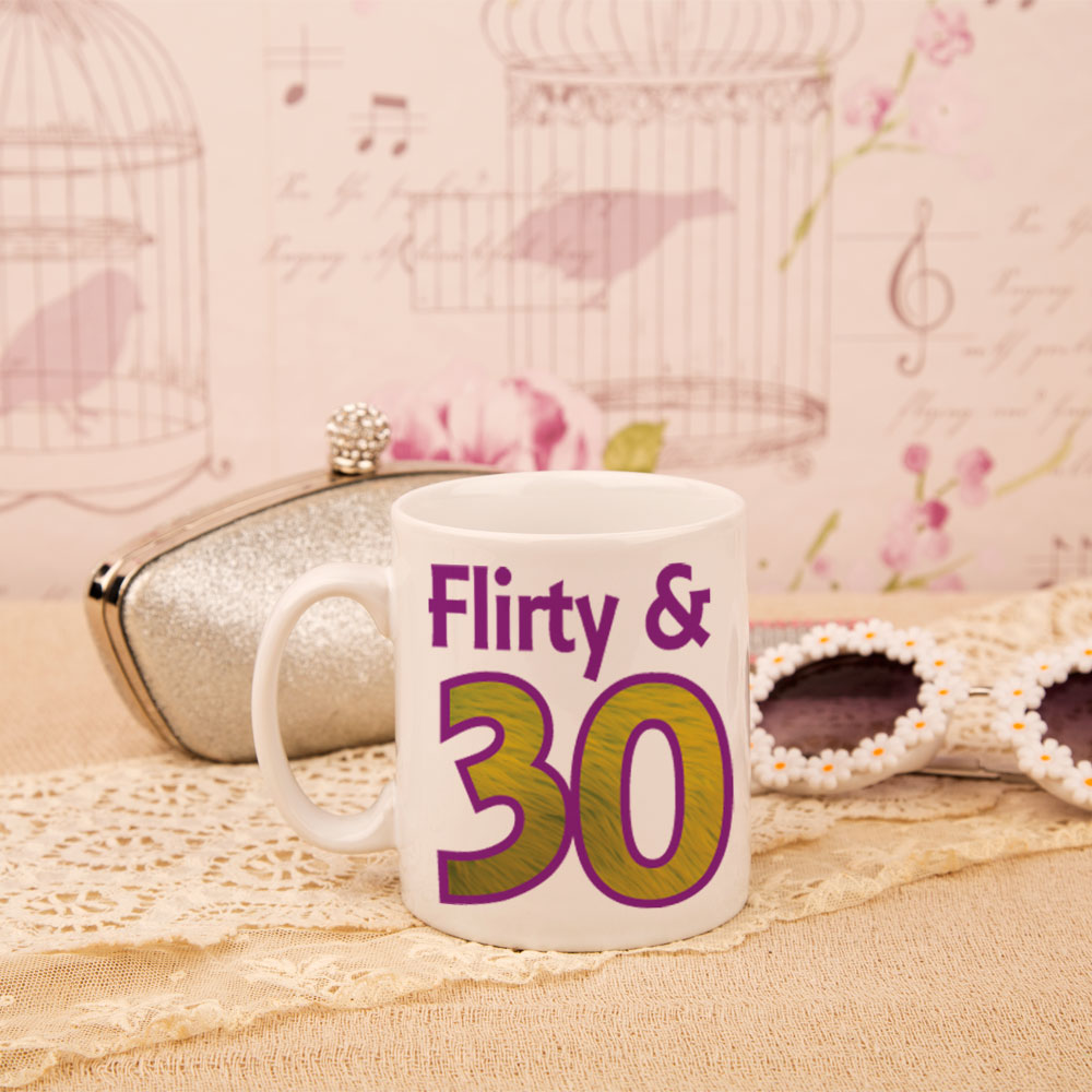 Personalised Flirty Birthday Mug (Available For Any Year)